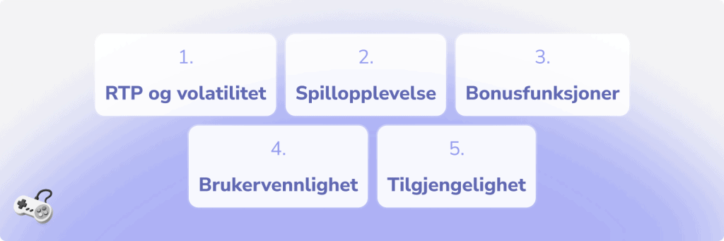 metode for vurdering av spilleautomater